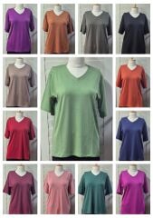 KISA KOL VİSKON PENYE BLUZ