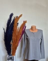 AKENCH DÜĞMELİ BLUZ