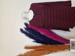 akench uzun kol çizgili bluz