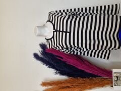 akench uzun kol çizgili bluz