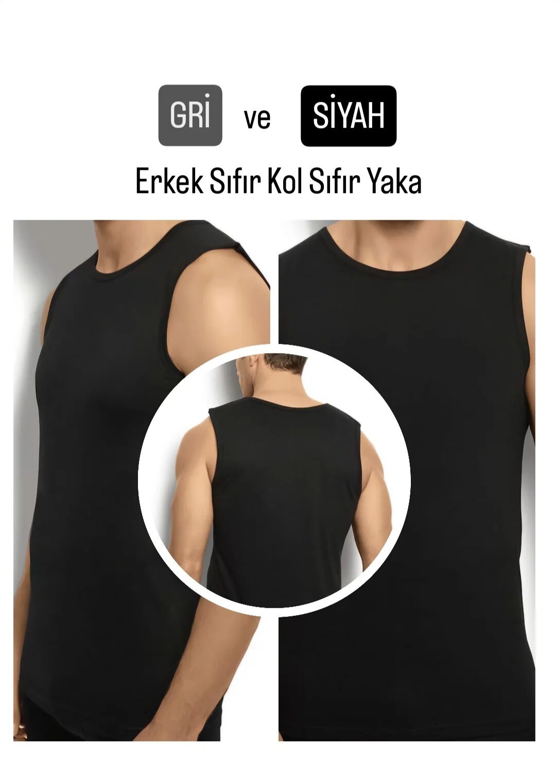 ERKEK SIFIR KOL SIFIR YAKA