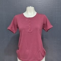 DÜĞMELİ BLUZ KISA KOL