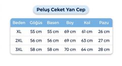 PELUŞ CEKET (YAN CEP)
