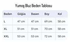 Yumoş Fitilli Bluz Yırtmaçlı