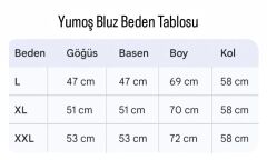 Yumoş Fitilli Bluz Yırtmaçlı