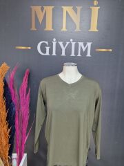 V Yaka Uzun Kol Bluz