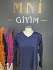 V Yaka Uzun Kol Bluz