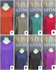 V Yaka Uzun Kol Bluz