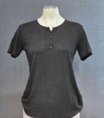 Akench Kısa Kol Düğmeli Bluz